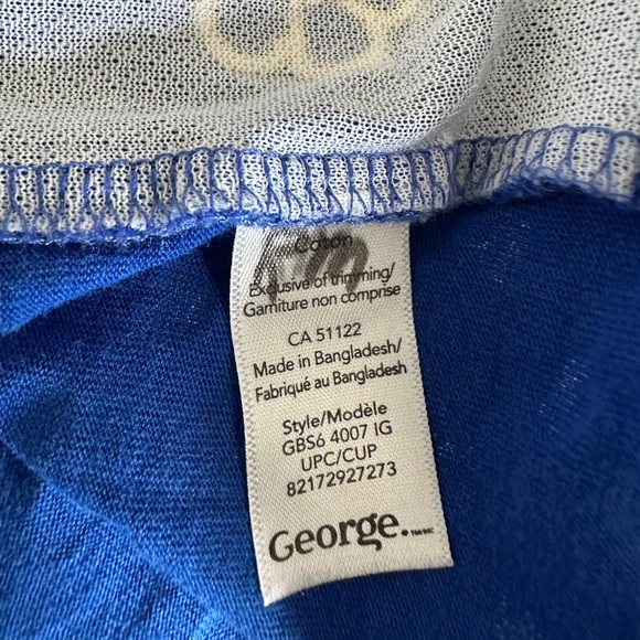 Blue Polka Dot Butterfly Dress - Picture 4 of 5